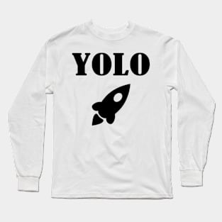 Shares, short squeeze, retail trader, rocket Long Sleeve T-Shirt